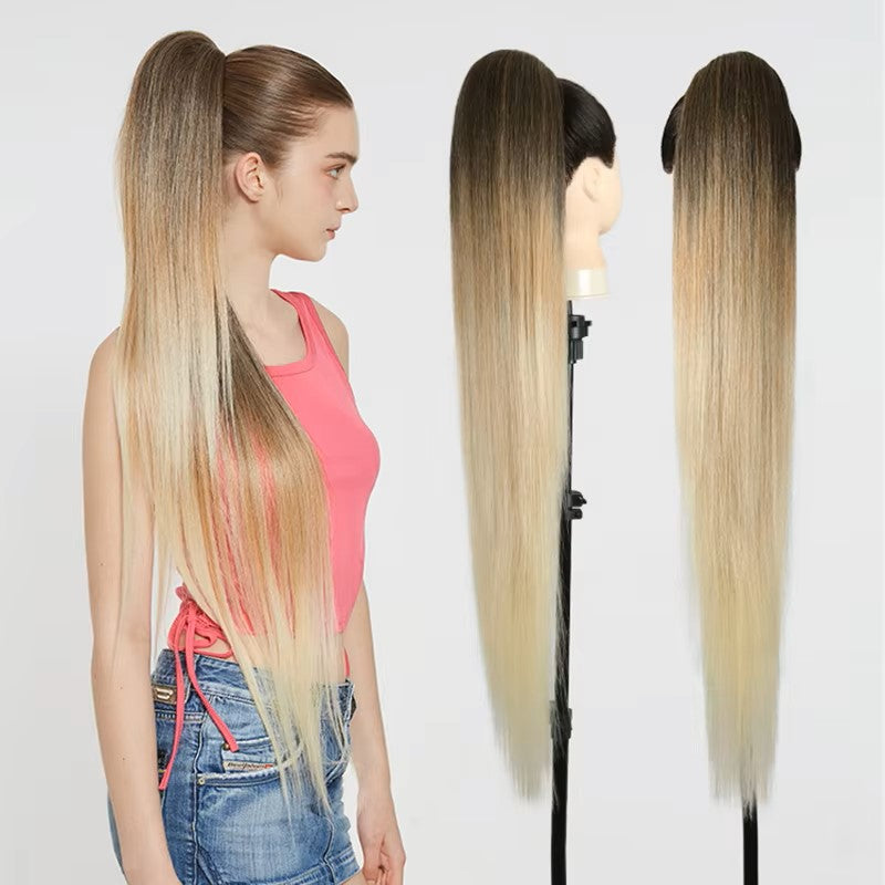 Extra Long Straight Clip-in Ponytail