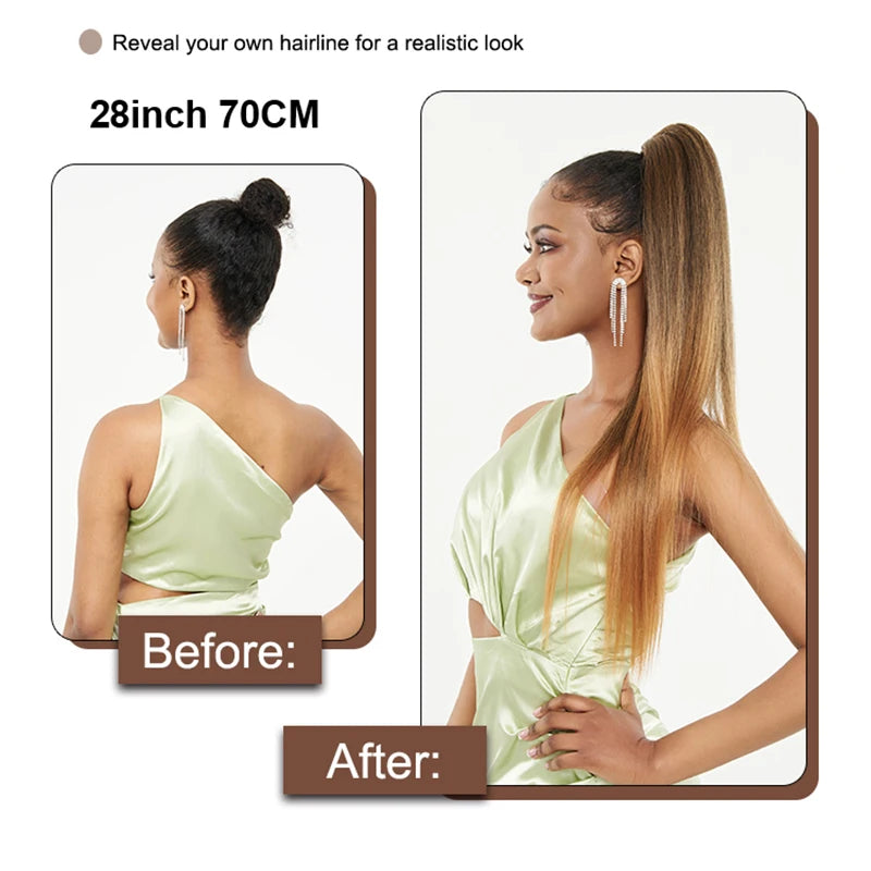 Straight Clip-in Ponytail